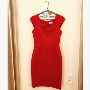 Red Calvin Klein Dress ~ Worn Once!